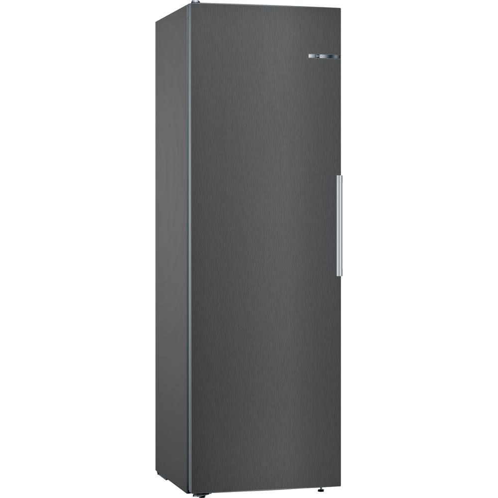 KSV36VXDP Serie 4, Freistehender Kühlschrank, 186 x 60 cm, Edelstahl schwarz